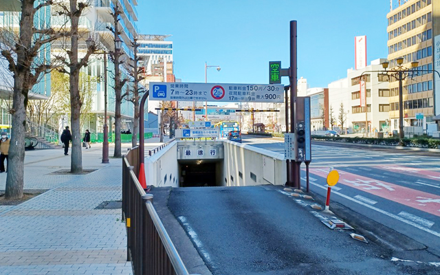 豊橋まちちか駐車場の入口の画像